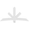 Ekena Millwork Alberta Architectural Grade PVC Gable Bracket, 84"W x 42"H x 4"D x 6"F, 12/12 Pitch GBP084X42X0406ALB00 - alternate 2